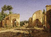 Christen Kobke Gateway in the Via Sepulcralis in Pompeii. oil painting
